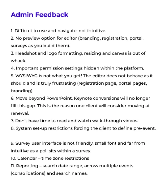 User feedback feedback 03
