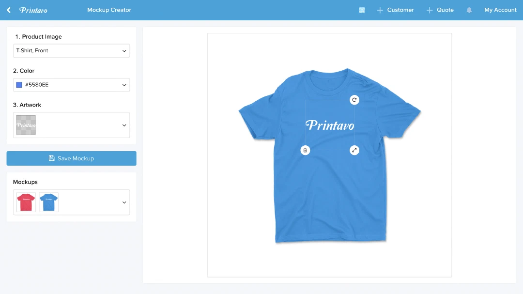 Web experience mockup 10